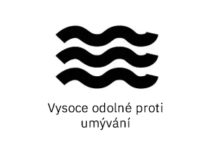 Tapetovací symbol, vysoce odolné proti vodě